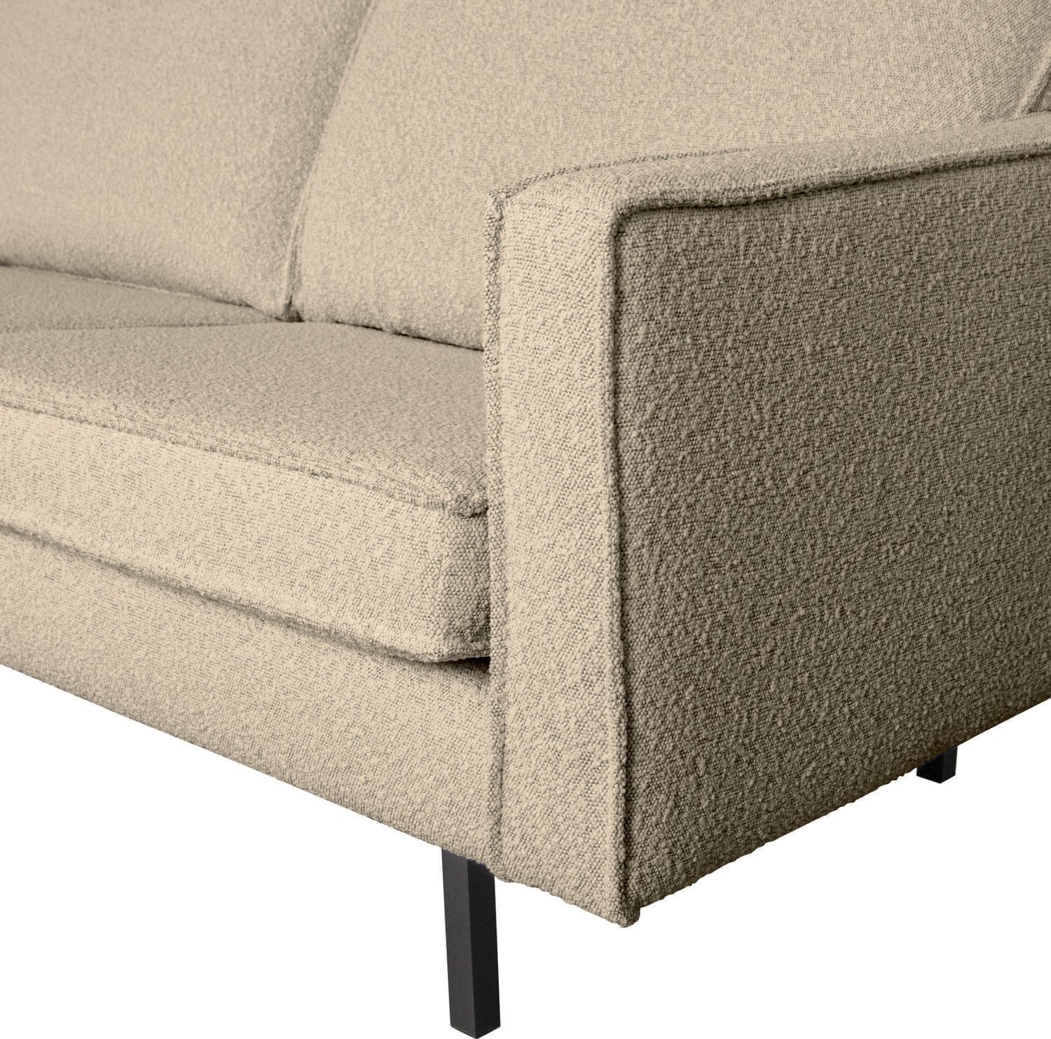 BePureHome Rodeo 3-zitsbank boucle beige Beige 3-zitsbank