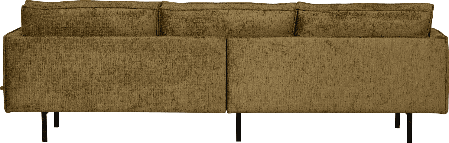 BePureHome Rodeo 3-zitsbank structure velvet brass Messing 3-zitsbank