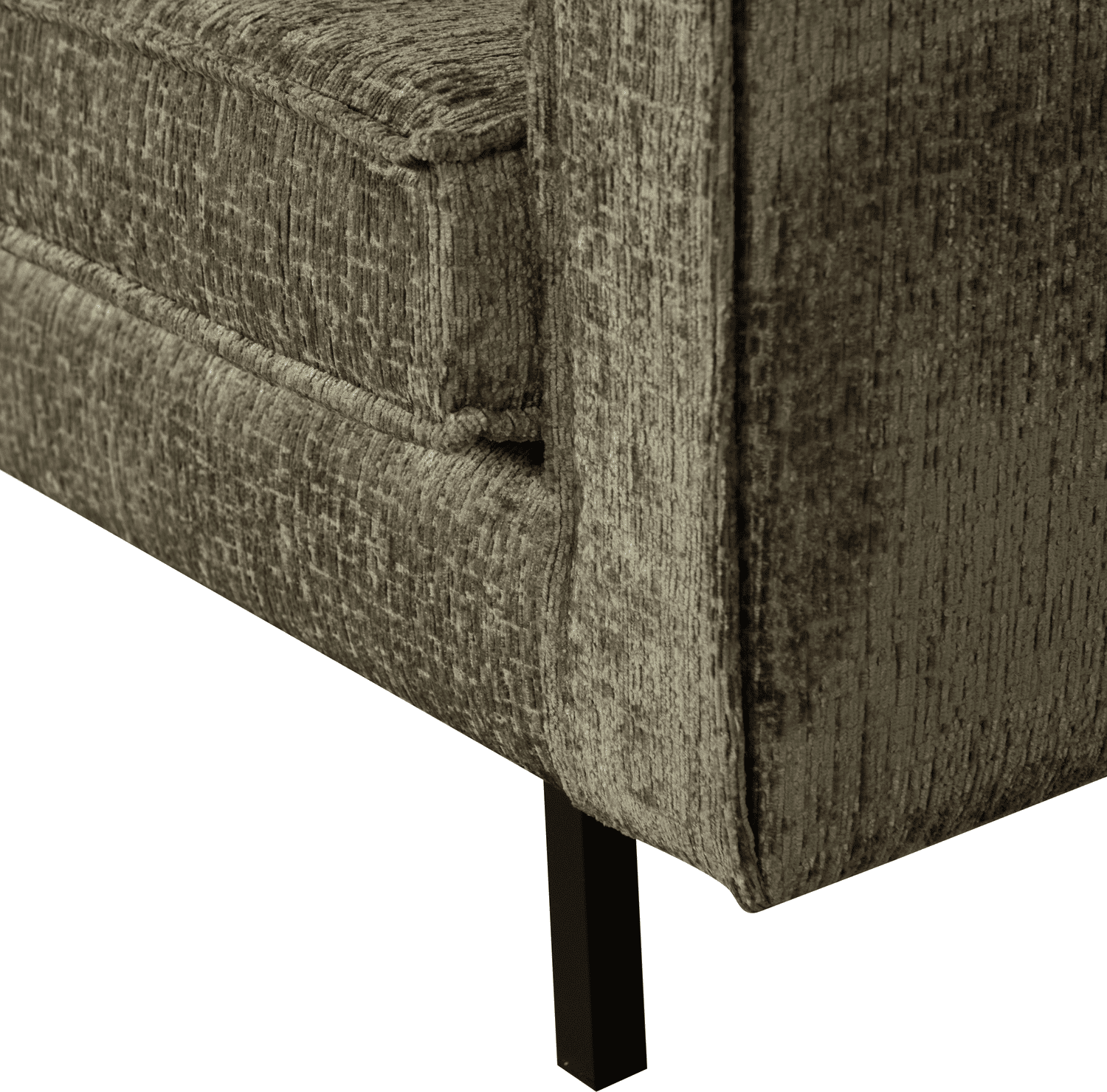BePureHome Rodeo 3-zitsbank structure velvet frost Blauw 3-zitsbank