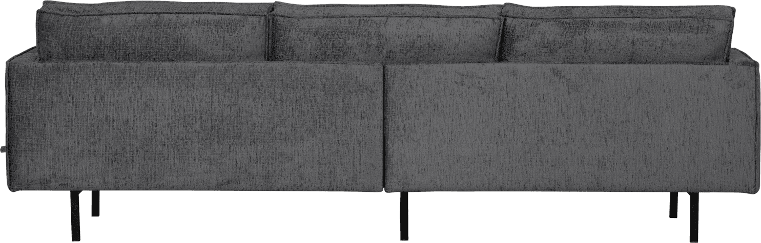 BePureHome Rodeo 3-zitsbank structure velvet mountain Grijs|Antraciet 3-zitsbank