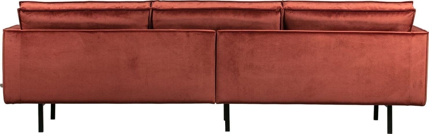 BePureHome Rodeo 3-zitsbank velvet chestnut Paars 3-zitsbank