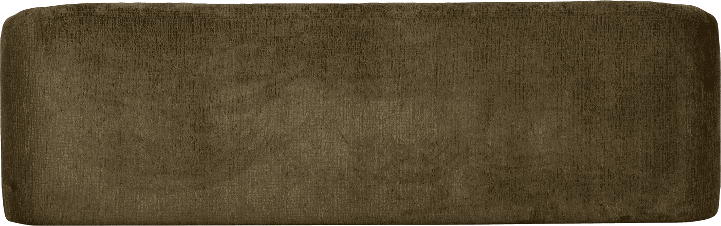 BePureHome Sloping 3-zitsbank structure velvet bonsai Groen 3-zitsbank