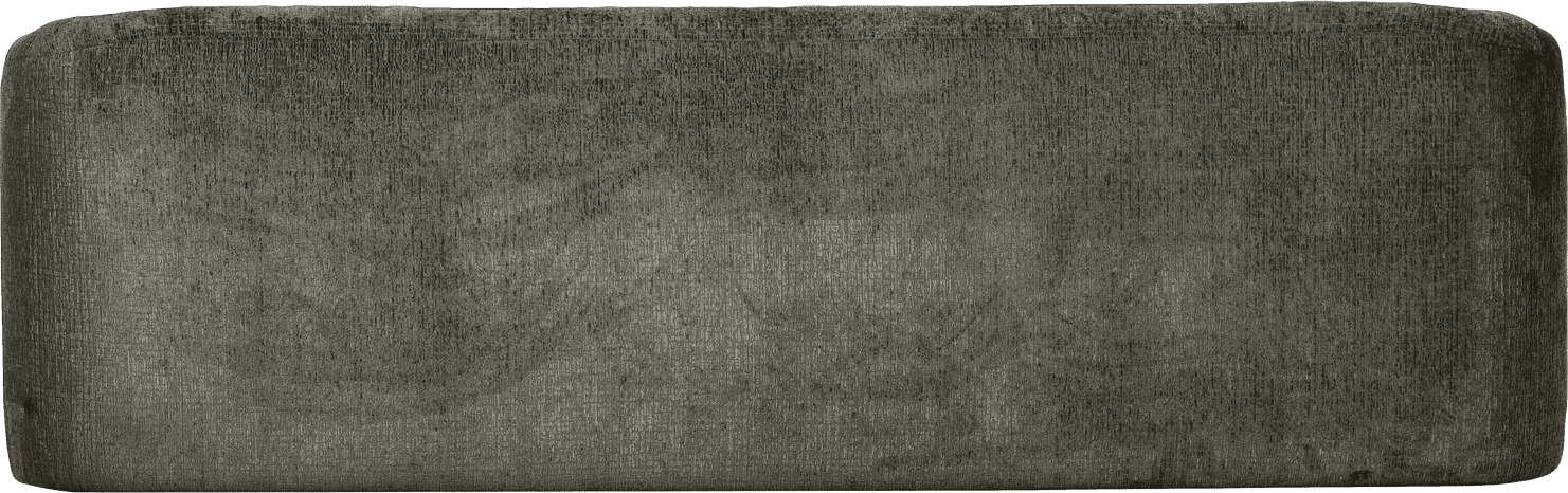 BePureHome Sloping 3-zitsbank structure velvet frost Blauw 3-zitsbank