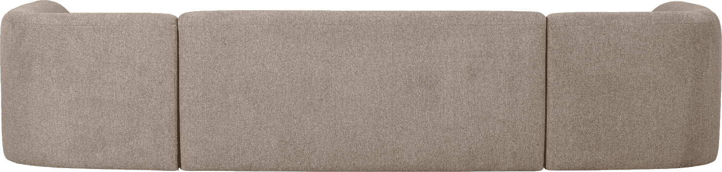 BePureHome Sloping u-vorm naturel melange Naturel Hoekbank