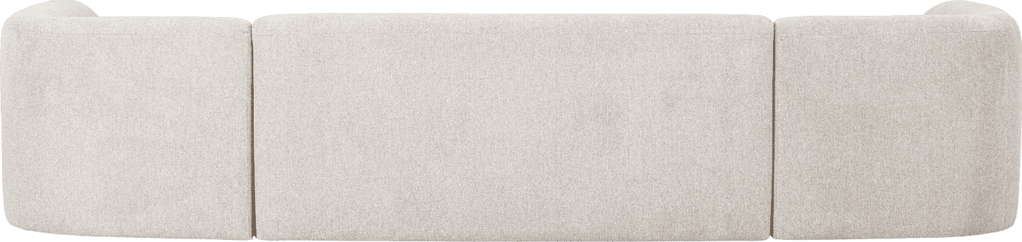 BePureHome Sloping u-vorm pearl melange Roze Hoekbank