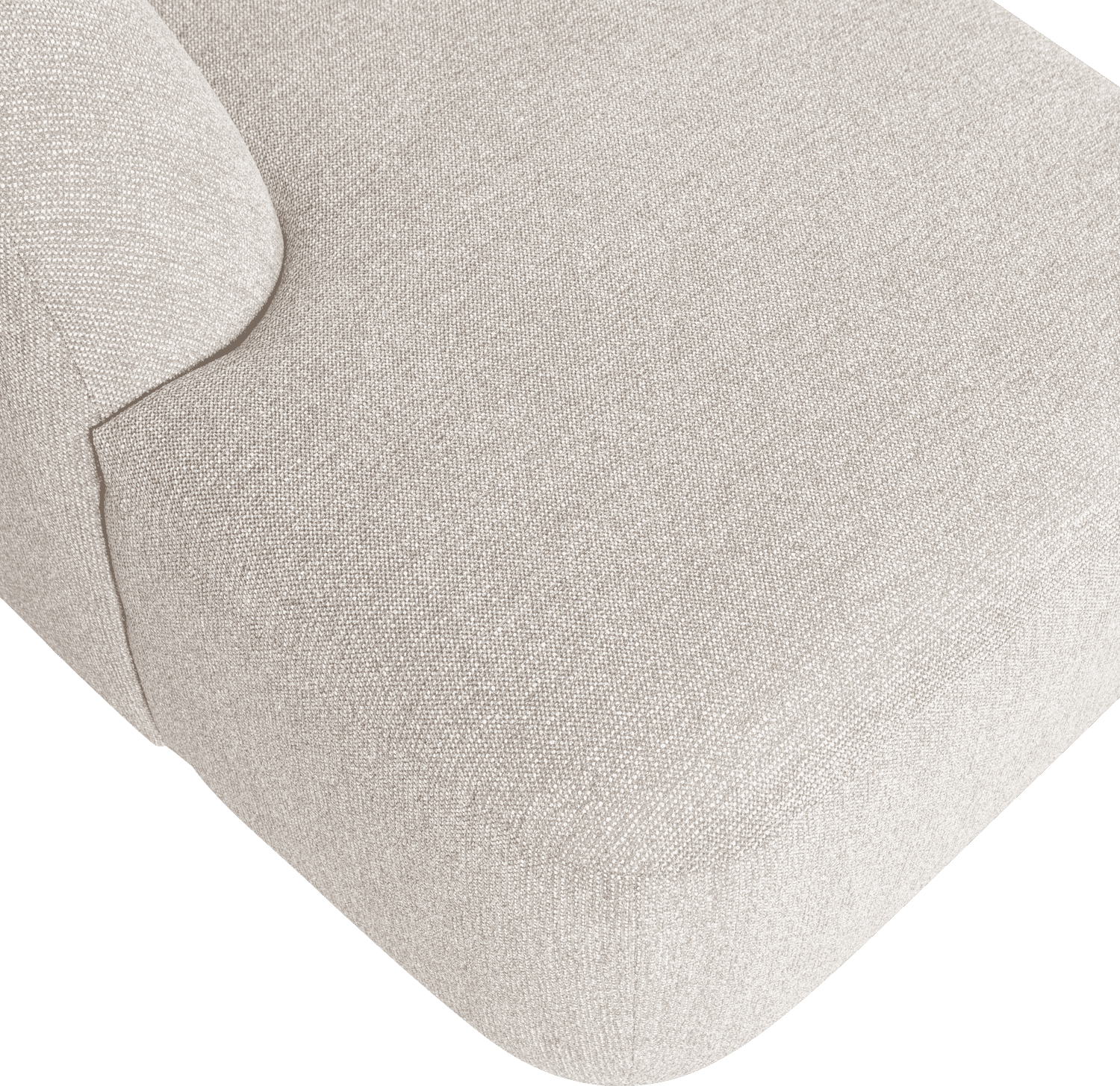 BePureHome Sloping u-vorm pearl melange Roze Hoekbank