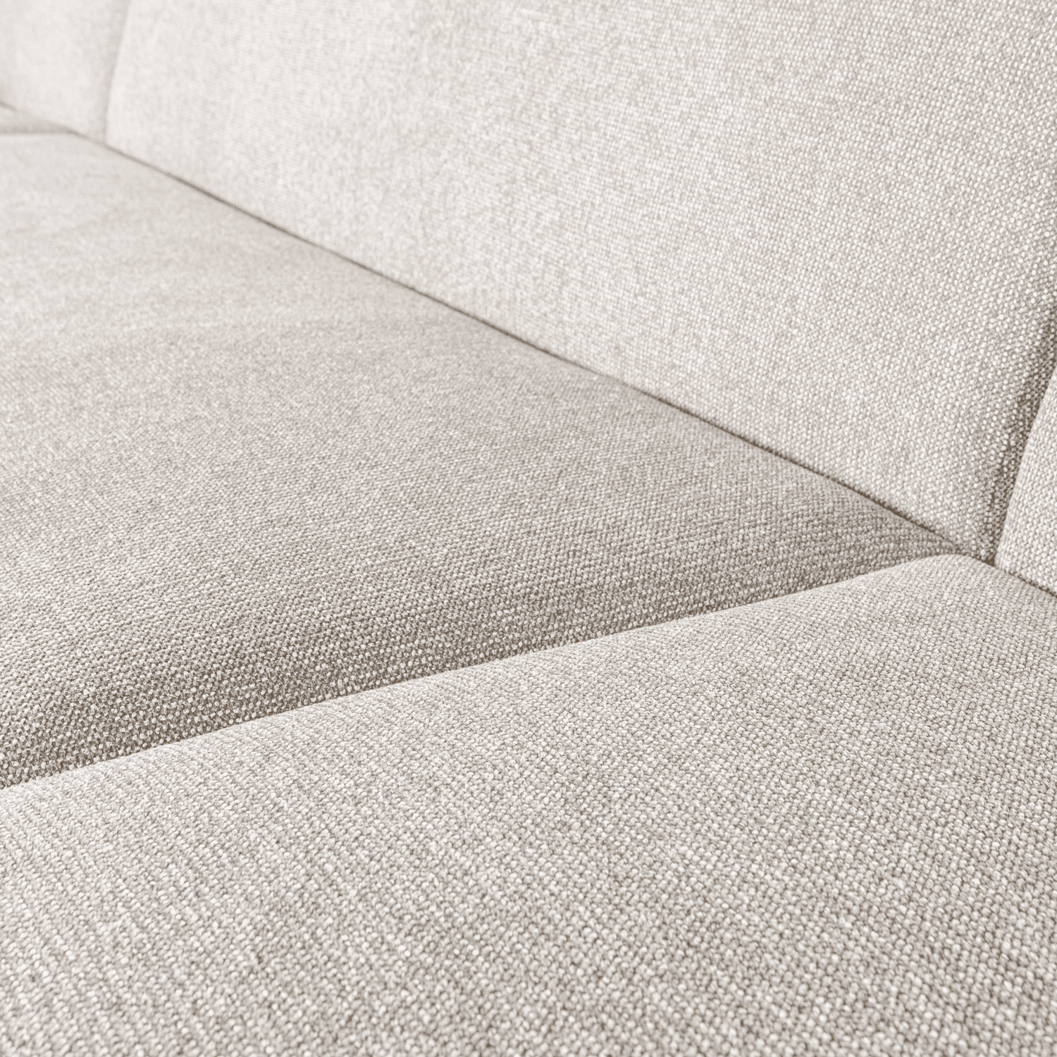 BePureHome Sloping u-vorm pearl melange Roze Hoekbank
