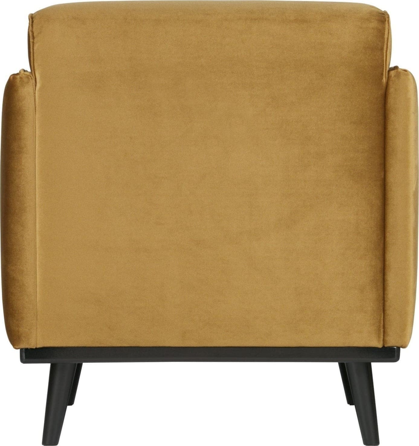 BePureHome Statement fauteuil met arm fluweel honinggeel Geel Fauteuil