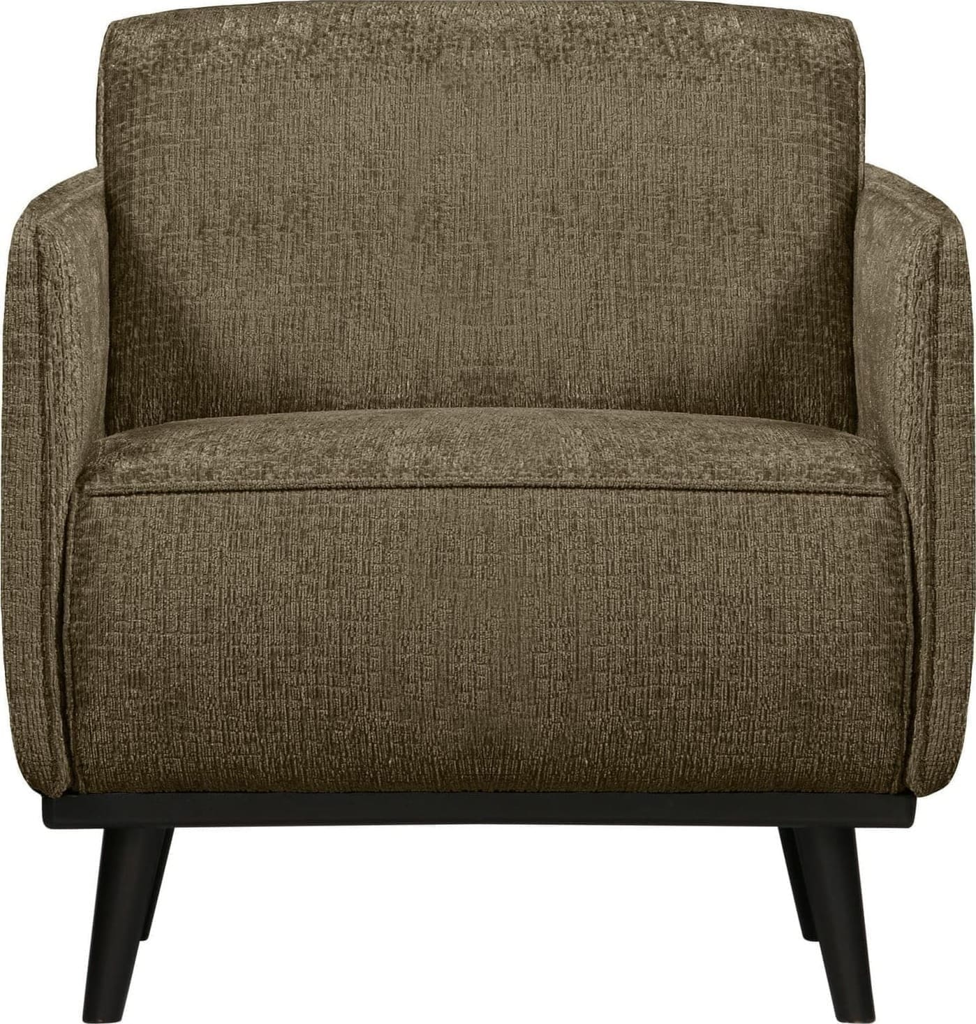 BePureHome Statement fauteuil met arm structure velvet bonsai Groen Fauteuil