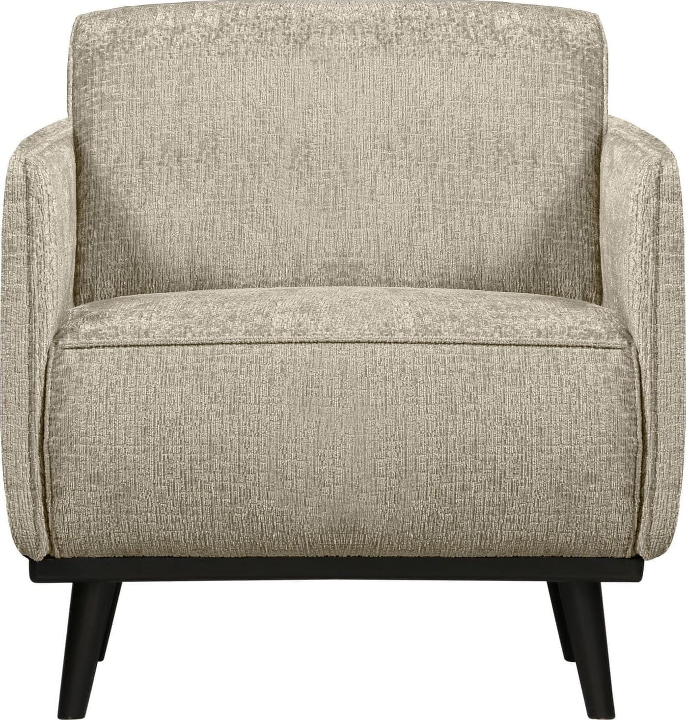 BePureHome Statement fauteuil met arm structure velvet wheatfield Grijs|Antraciet Fauteuil