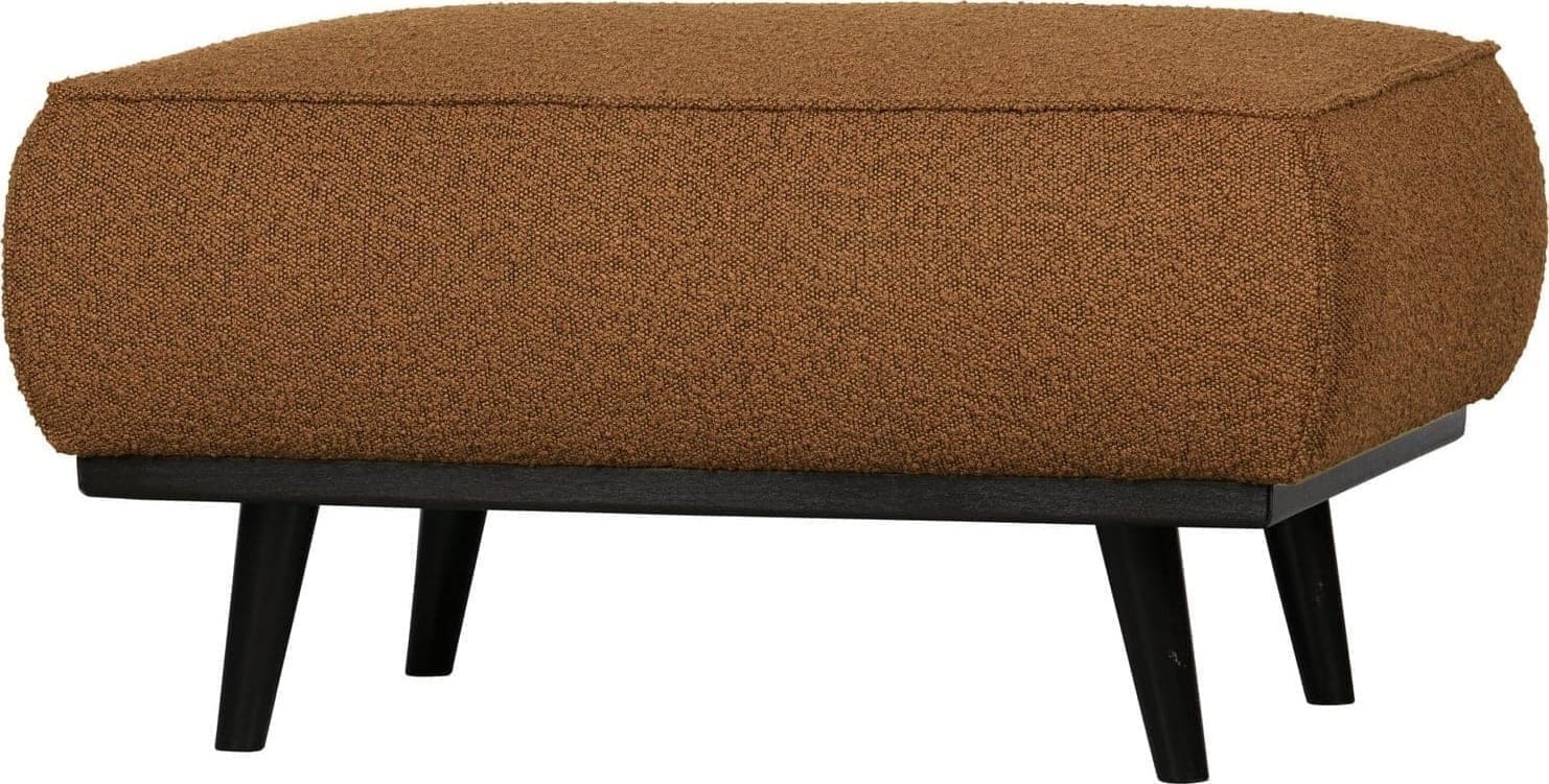 BePureHome Statement hocker boucle butter Bruin|Taupe Hocker