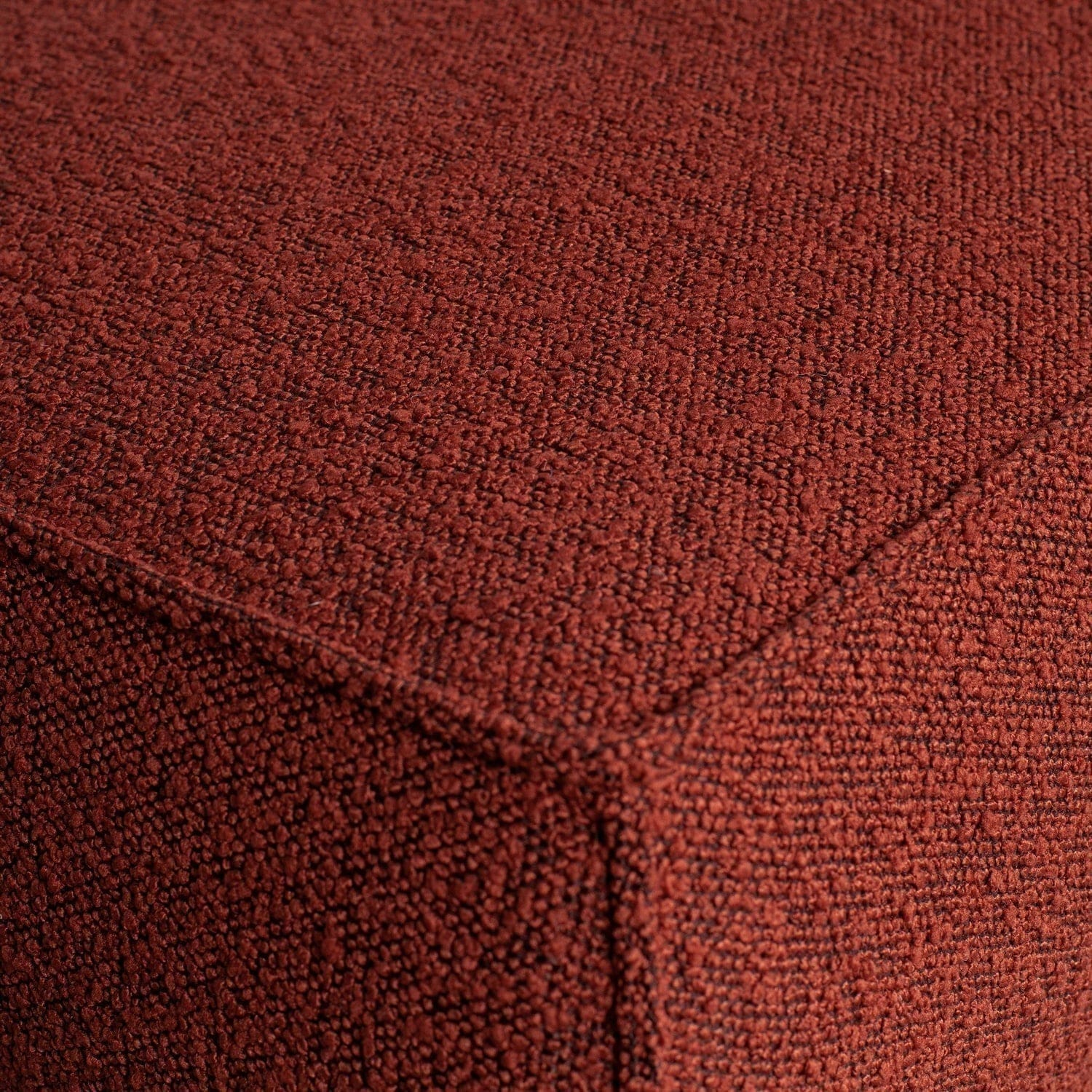 BePureHome Statement hocker boucle chestnut Paars Hocker
