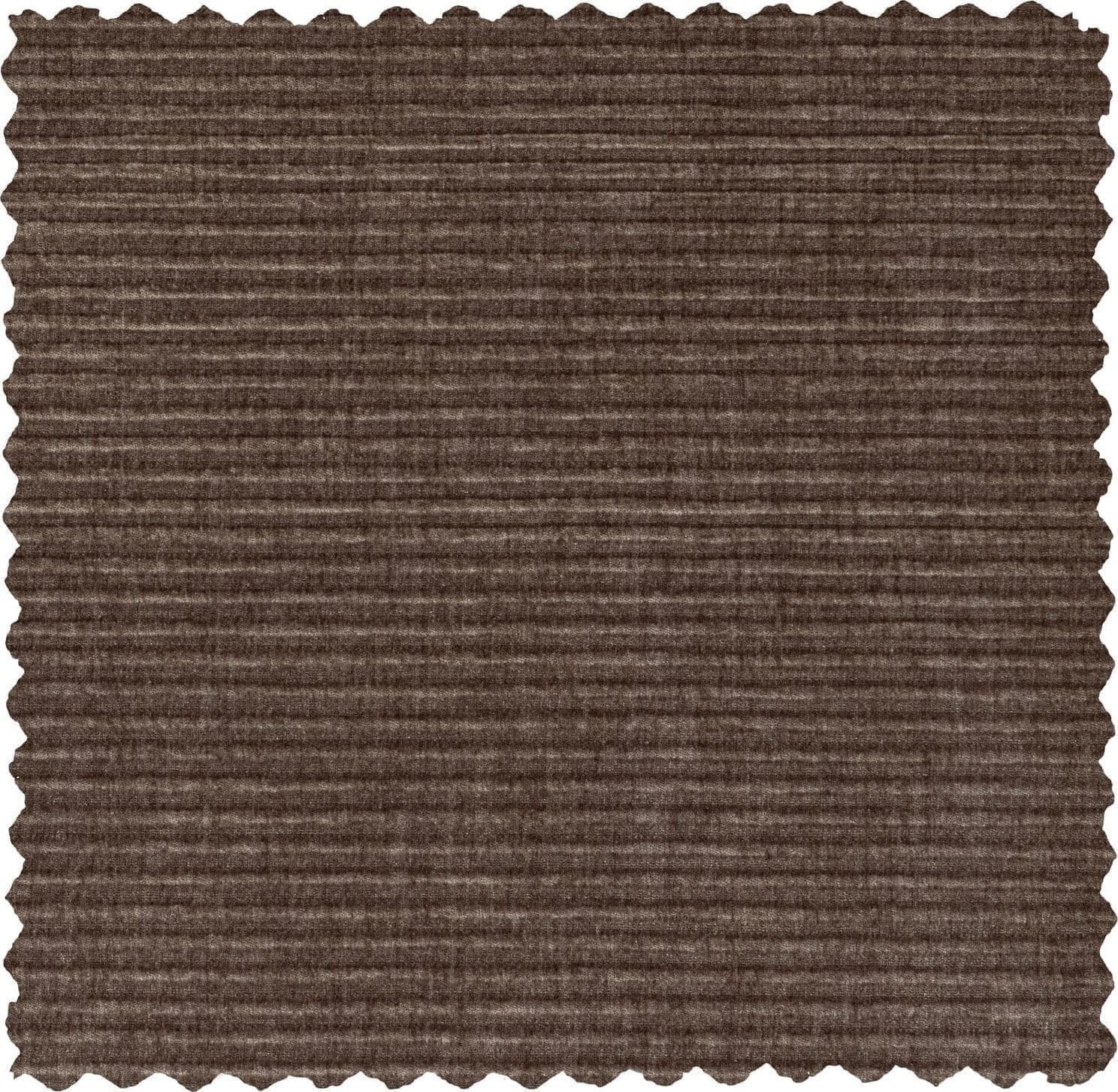 BePureHome Statement hocker brede platte rib taupe Taupe Hocker
