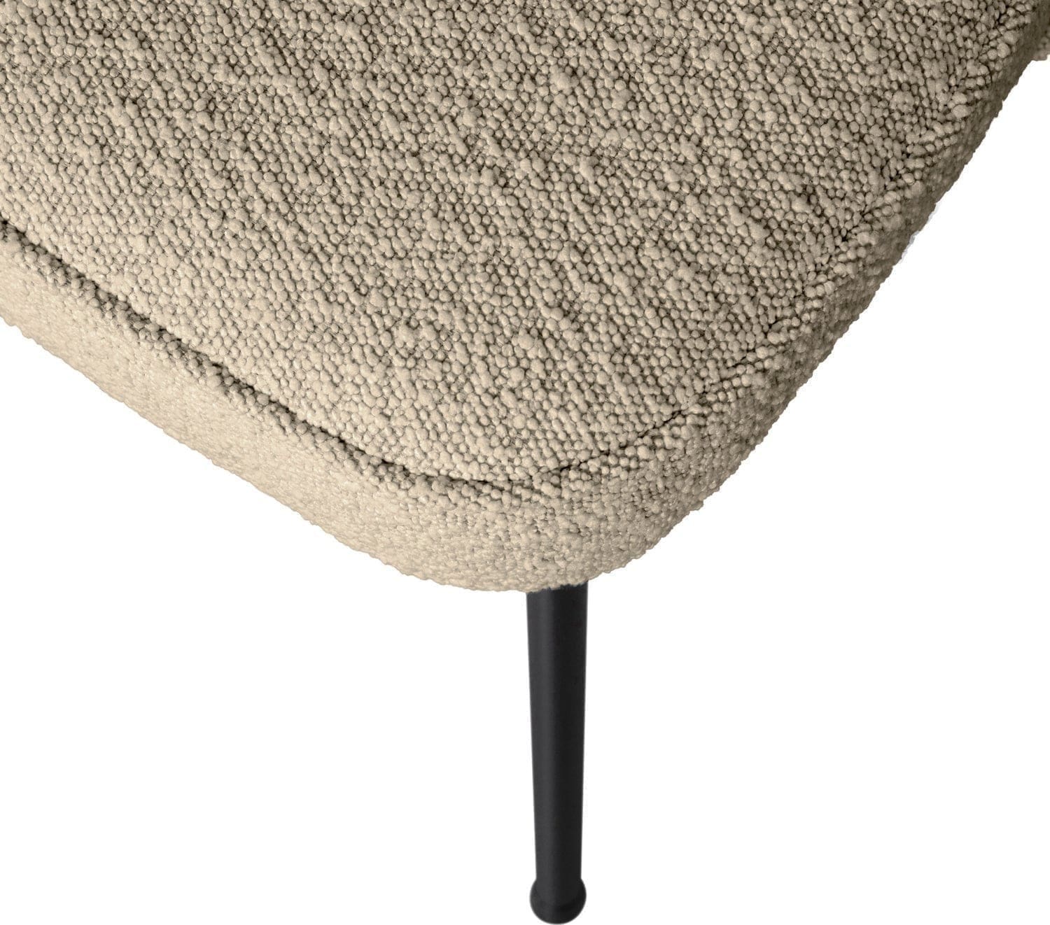 BePureHome Vogue eetbank boucle beige Beige Eetkamerbank