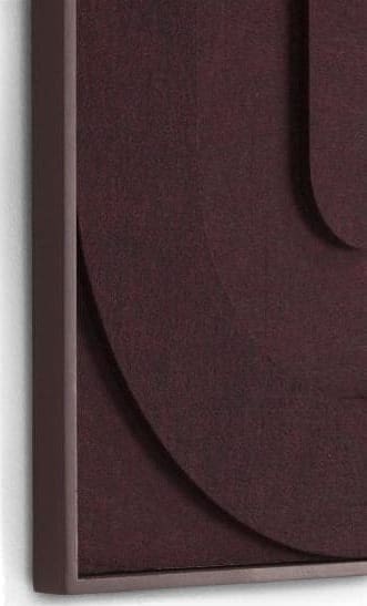 COCO maison Jace schilderij 48x96cm - bordeaux Paars|Rood Schilderij