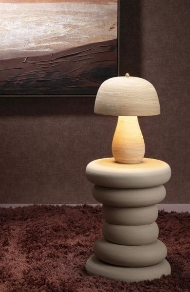 COCO maison Victor tafellamp 1*E27 Beige Tafellamp
