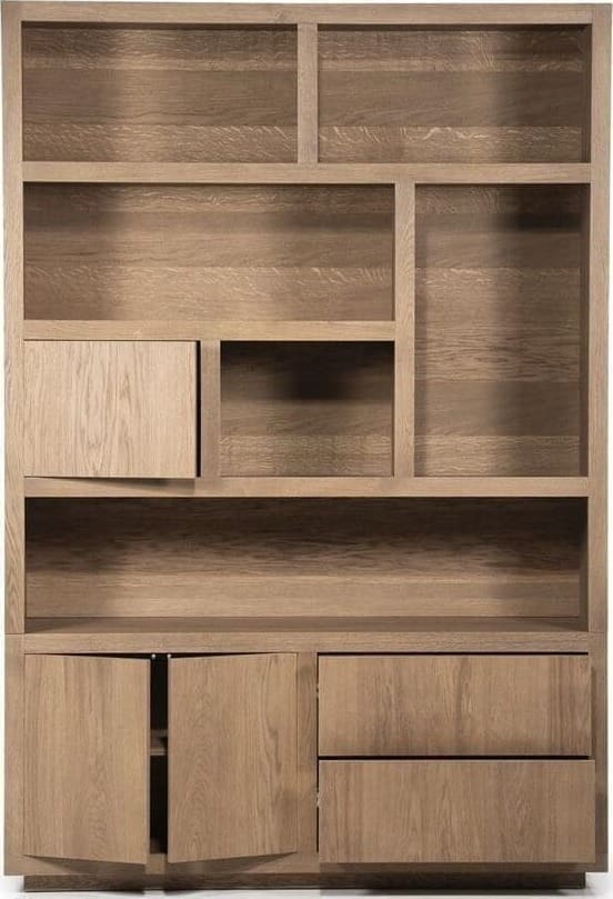 Kabinet Helsinki 150x220 cm - Lichtbruin Eleonora Kast|Bergkast 96274