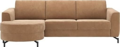 Henders & Hazel Alcona 3-zitsbank inclusief longchair - links (2-armen) Bank