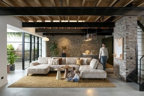 Henders & Hazel Belluno 3-zitsbank - flex rug - arm rechts Bank