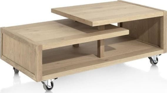 Henders & Hazel Nystead salontafel 120 x 60 cm. inclusief pootjes + wieltjes Bijzettafel