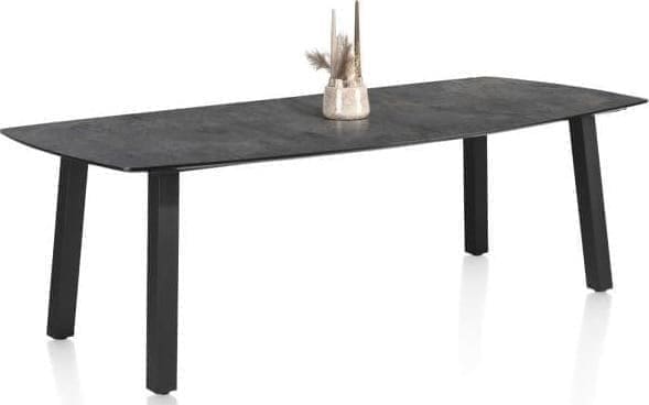 Henders & Hazel Palace eetkamertafel 270 x 115 cm - 4-poten - antraciet Antraciet Eettafel