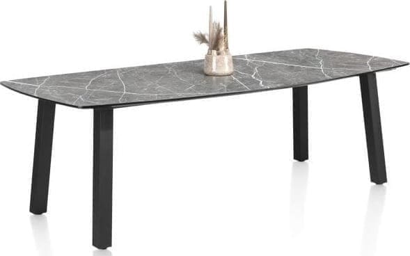 Henders & Hazel Palace eetkamertafel 270 x 115 cm - 4-poten - lichtgrijs Grijs Eettafel