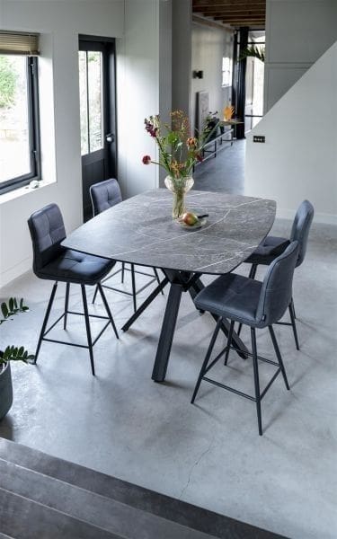 Henders & Hazel Palace eetkamertafel 270 x 115 cm - 4-poten - lichtgrijs Grijs Eettafel