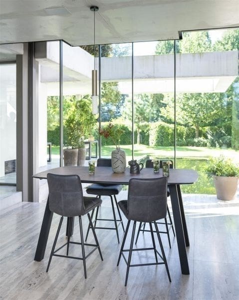 Henders & Hazel Palace eetkamertafel 270 x 115 cm - 4-poten - lichtgrijs Grijs Eettafel