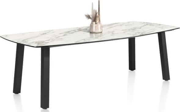 Henders & Hazel Palace eetkamertafel 270 x 115 cm - 4-poten - wit Wit Eettafel