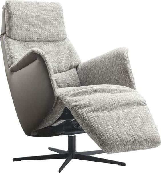 INHOUSE Relaxfauteuil Pomonti grijs Grijs Fauteuil