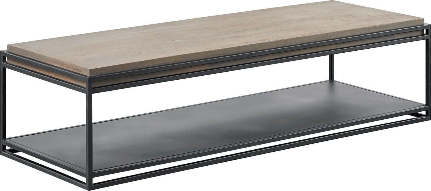 INHOUSE Salontafel Boldara mangohout rechthoek Bruin|Naturel Salontafel