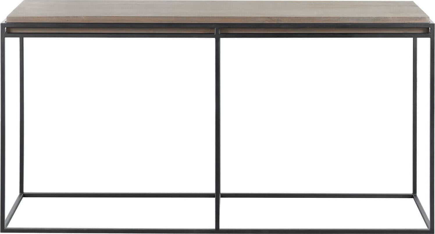 INHOUSE Sidetable Boldara mangohout 150x42cm Bruin|Naturel Bijzettafel