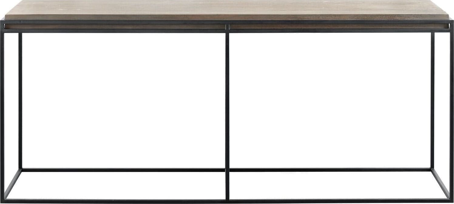 INHOUSE Sidetable Boldara mangohout 180x42cm Bruin|Naturel Bijzettafel