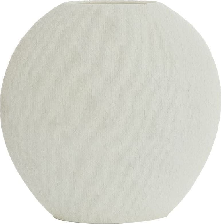 INHOUSE Vaas Renda deco large wit Wit Vaas