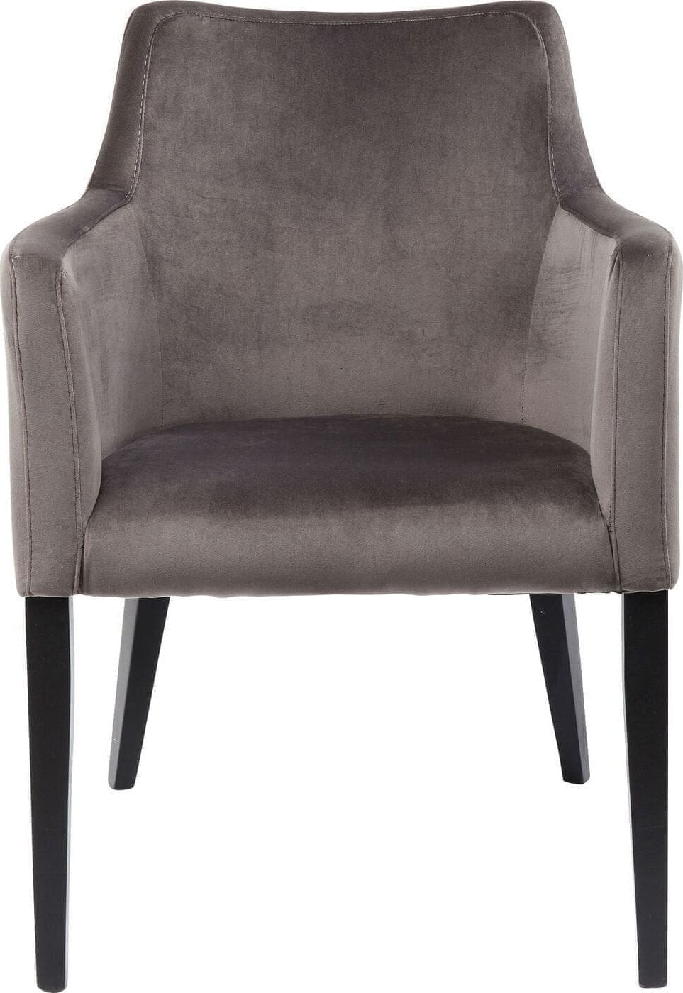 Armstoel Black Mode Velvet Grey Kare Design Armstoel 83580