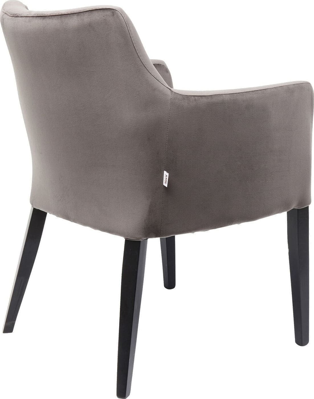 Armstoel Black Mode Velvet Grey Kare Design Armstoel 83580