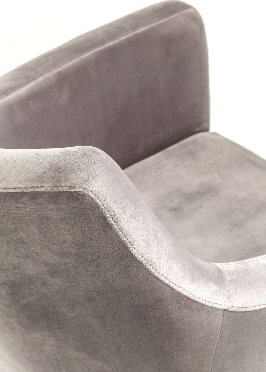 Armstoel Mode Velvet Grey Kare Design Armstoel 82470