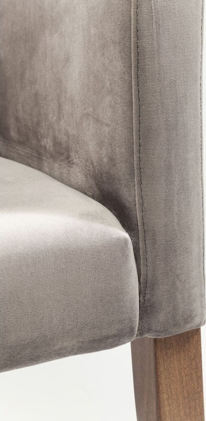 Armstoel Mode Velvet Grey Kare Design Armstoel 82470