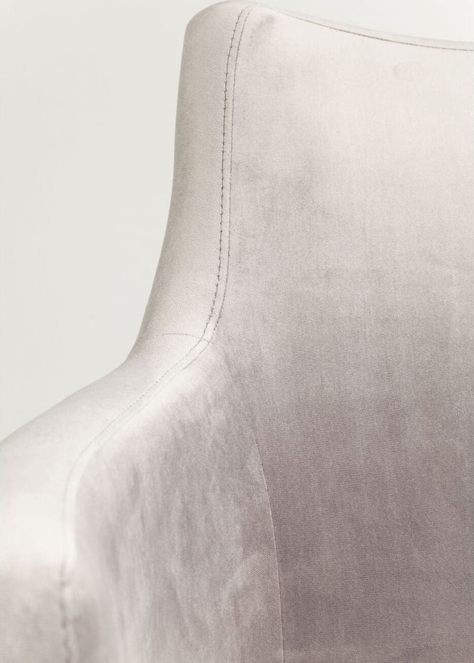 Armstoel Mode Velvet Grey Kare Design Armstoel 82470