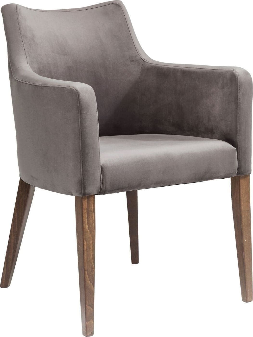 Armstoel Mode Velvet Grey Kare Design Armstoel 82470