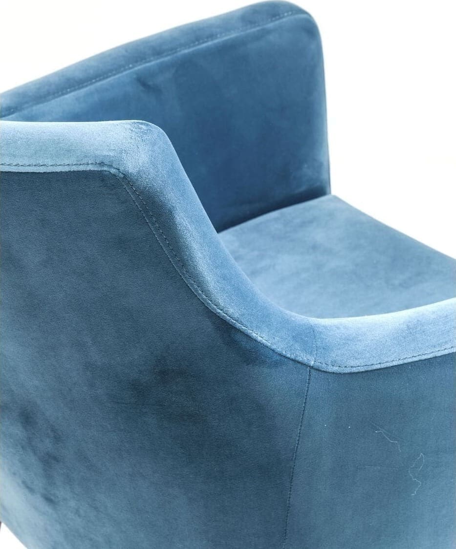 Armstoel Mode Velvet Petrol Kare Design Armstoel 82469