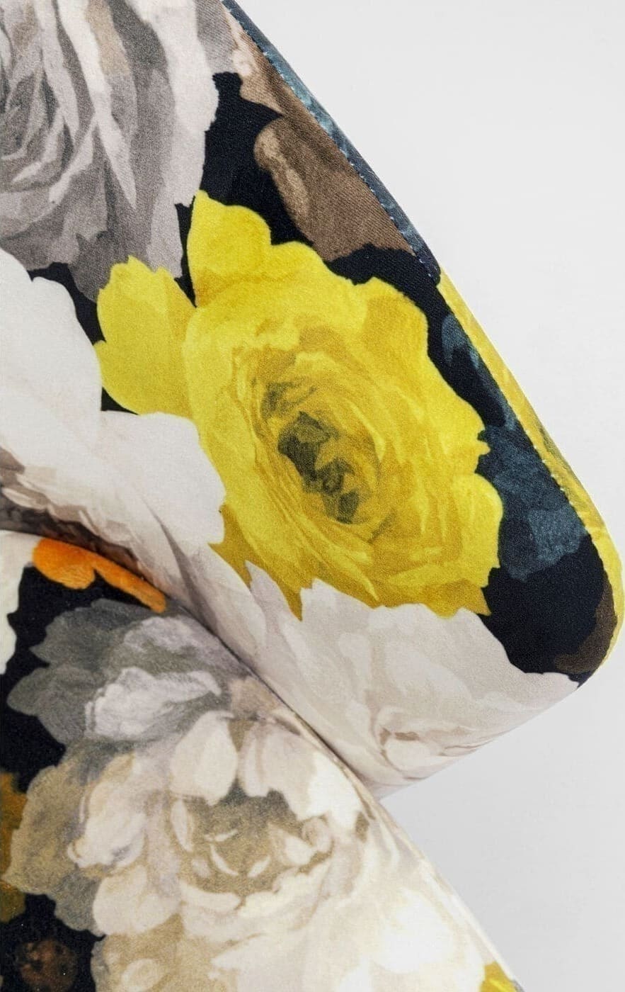 Armstoel Peony Flower Yellow Kare Design Armstoel 84684