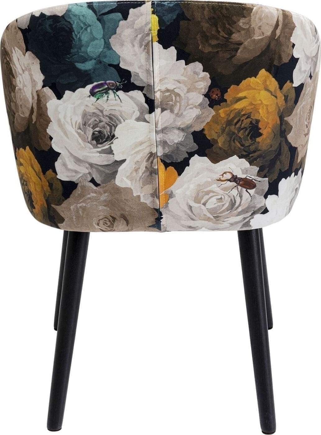 Armstoel Peony Flower Yellow Kare Design Armstoel 84684