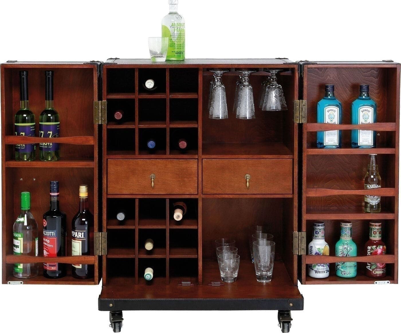 Barkast Globetrotter Medium Kare Design Kast|Bergkast 77066