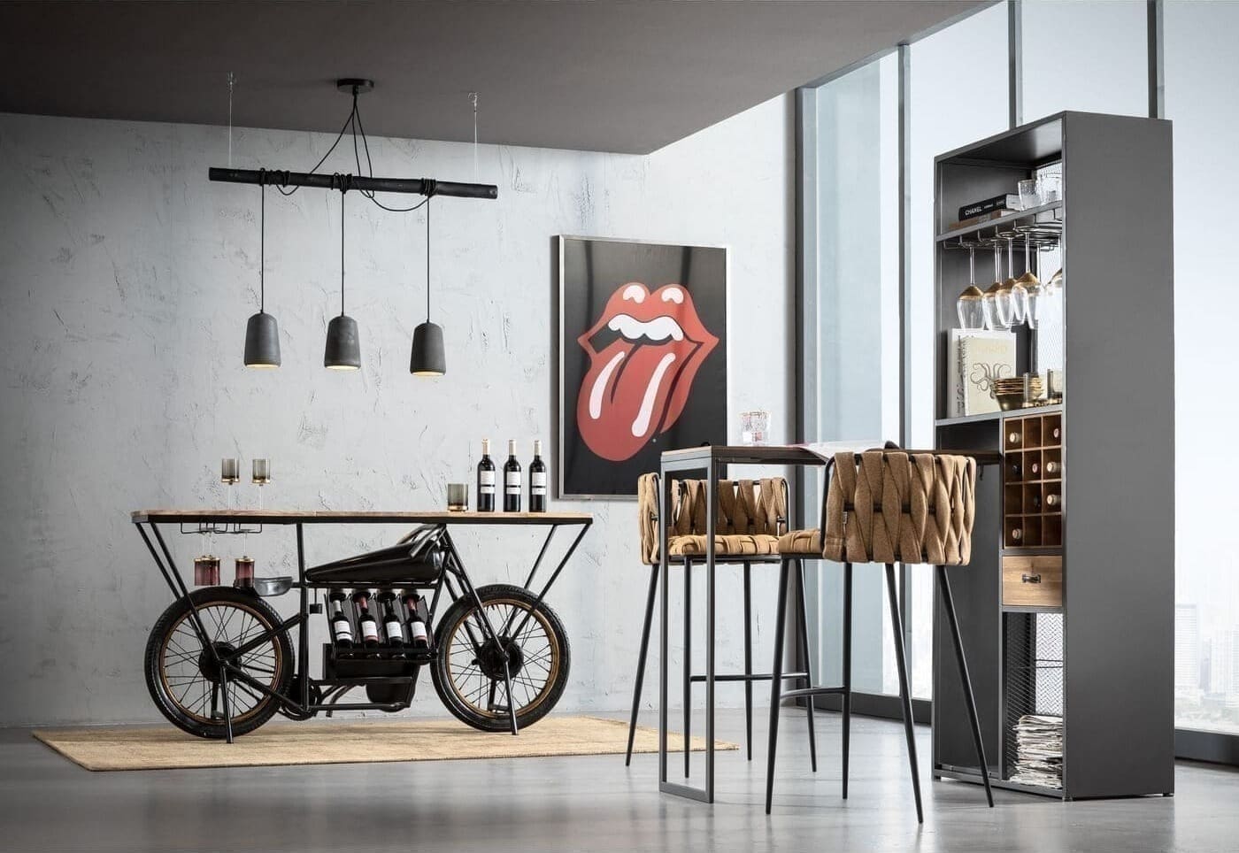 Barkast Vinoteca 80x201cm Kare Design Kast|Bergkast 85096