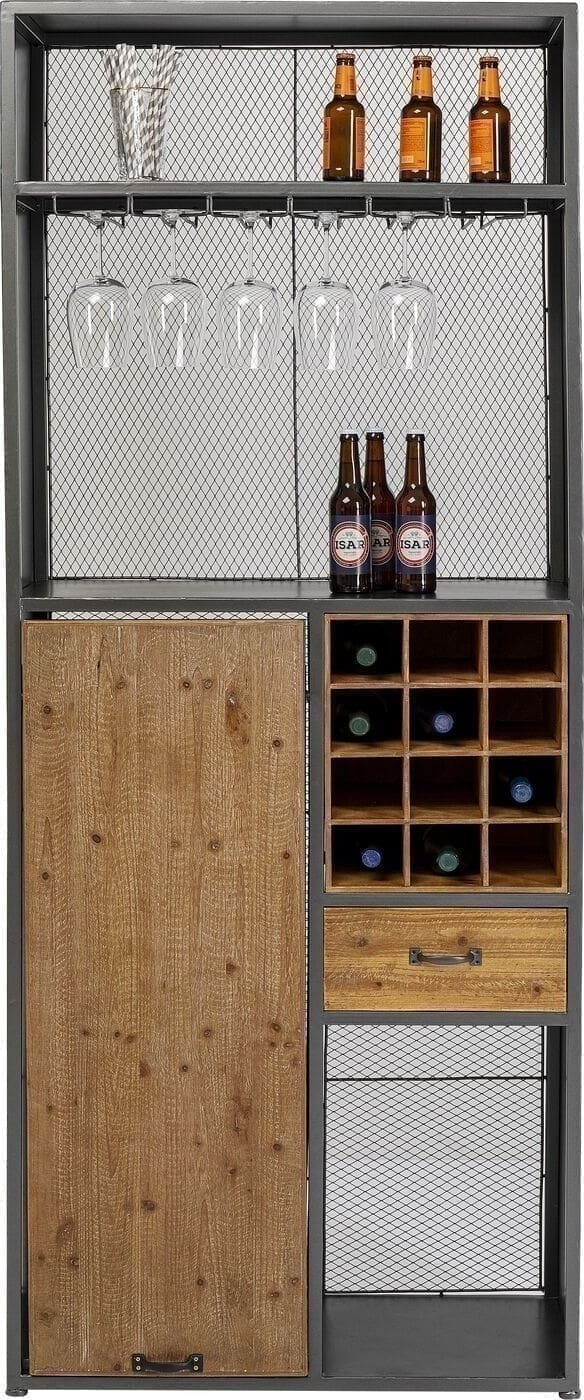 Barkast Vinoteca 80x201cm Kare Design Kast|Bergkast 85096