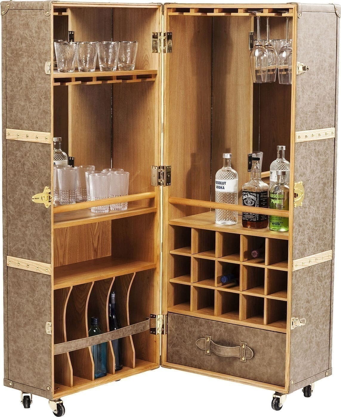 Barkast West Coast Mobile 60x154cm Kare Design Kast|Bergkast 82885