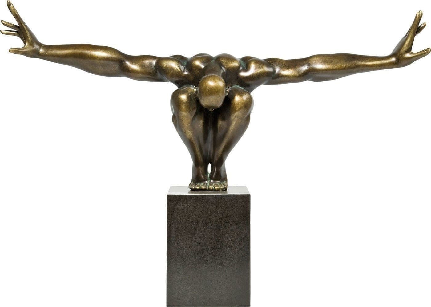 Beeld Athlet Bronze 75cm Kare Design Beeld 30046
