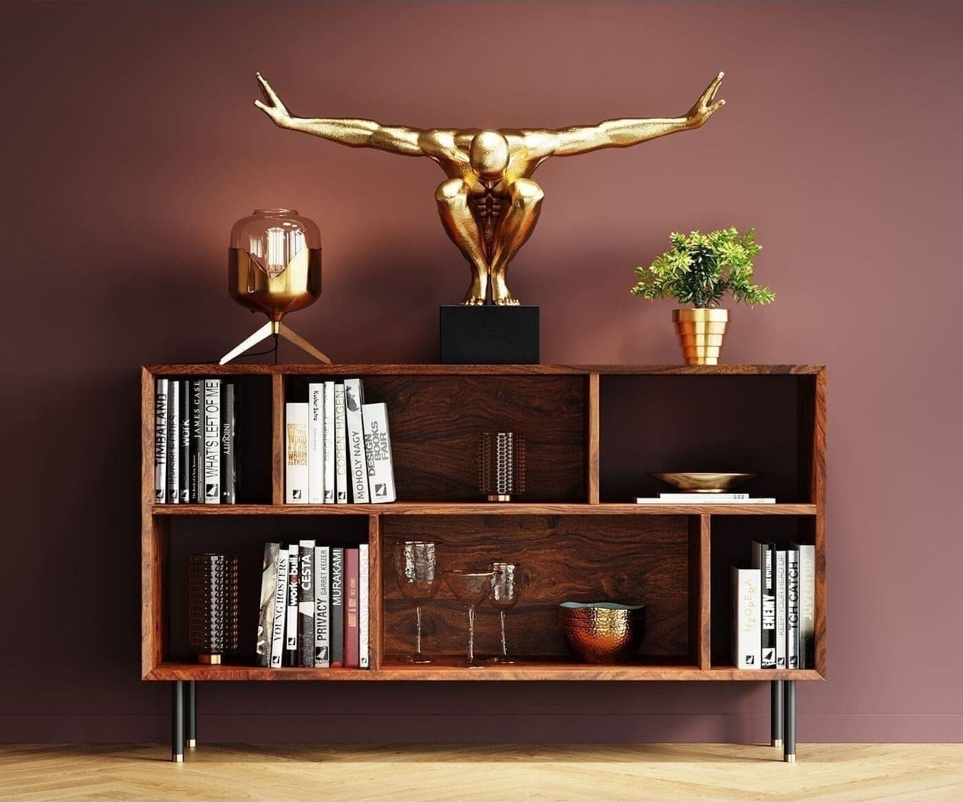 Beeld Athlete XL Gold Kare Design Beeld 51524