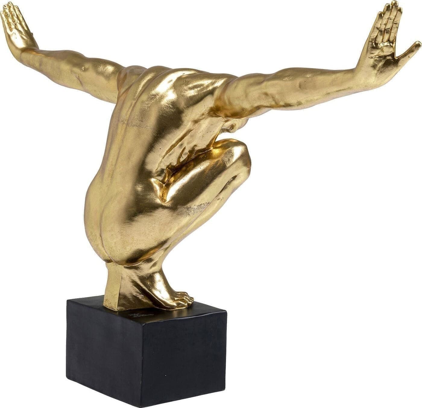 Beeld Athlete XL Gold Kare Design Beeld 51524